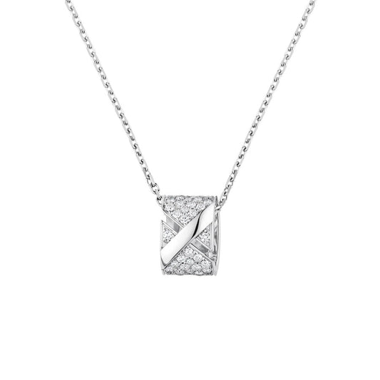 [Clover]LIENS EVIDENCE DIAMOND PAVED NECKLACE