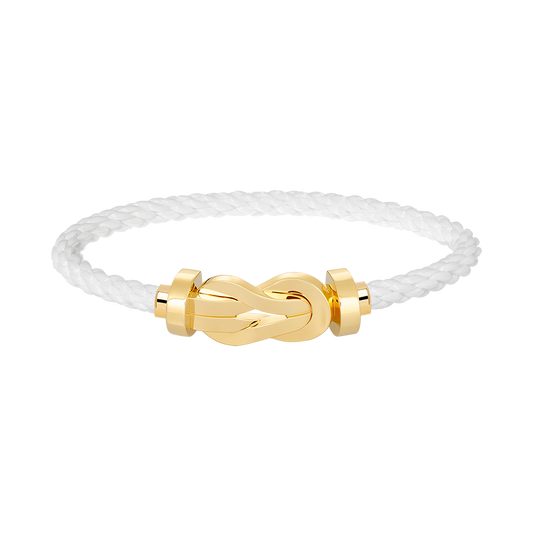 [Clover]CHANCE LARGE 8 FIGURE BUCKLE NO DIAMOND BRACELET GOLD