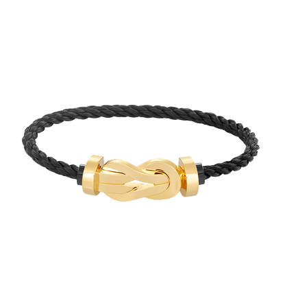 [Clover]CHANCE LARGE 8 FIGURE BUCKLE NO DIAMOND BRACELET GOLD