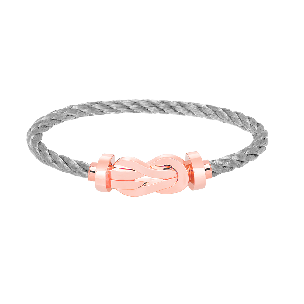 [Clover]CHANCE LARGE 8 FIGURE BUCKLE NO DIAMOND BRACELET ROSE GOLD