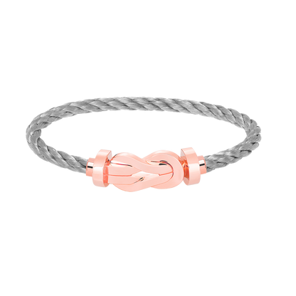 [Clover]CHANCE LARGE 8 FIGURE BUCKLE NO DIAMOND BRACELET ROSE GOLD