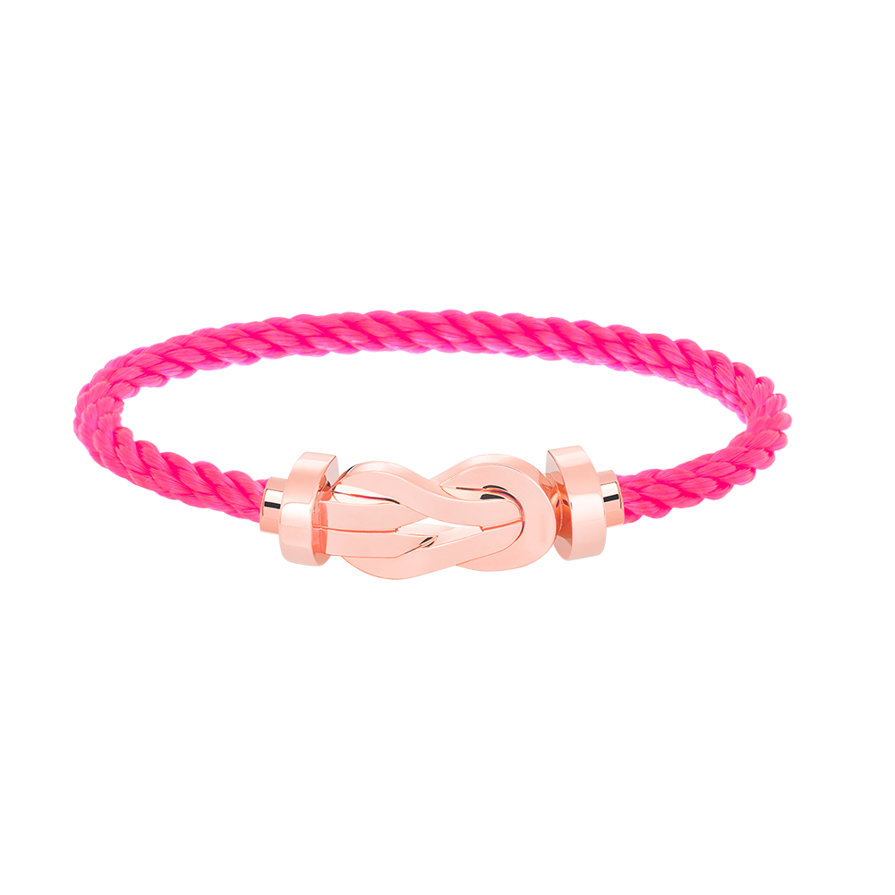 [Clover]CHANCE LARGE 8 FIGURE BUCKLE NO DIAMOND BRACELET ROSE GOLD