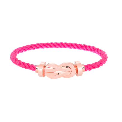[Clover]CHANCE LARGE 8 FIGURE BUCKLE NO DIAMOND BRACELET ROSE GOLD