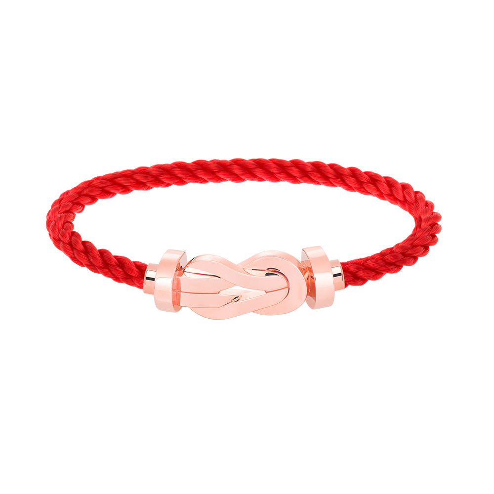 [Clover]CHANCE LARGE 8 FIGURE BUCKLE NO DIAMOND BRACELET ROSE GOLD