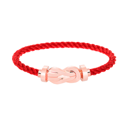 [Clover]CHANCE LARGE 8 FIGURE BUCKLE NO DIAMOND BRACELET ROSE GOLD