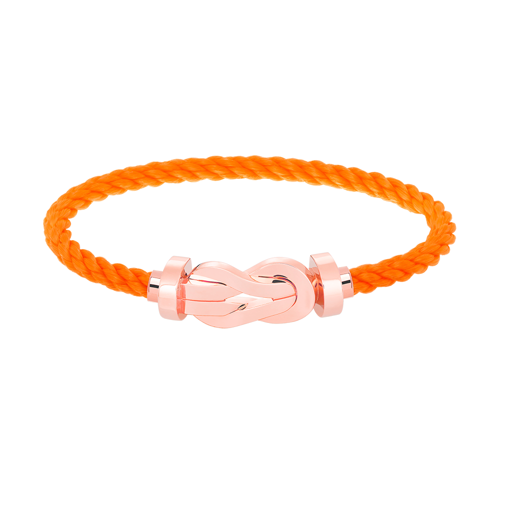[Clover]CHANCE LARGE 8 FIGURE BUCKLE NO DIAMOND BRACELET ROSE GOLD