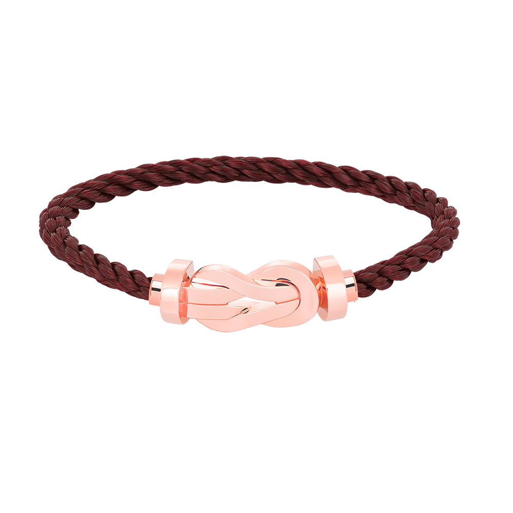[Clover]CHANCE LARGE 8 FIGURE BUCKLE NO DIAMOND BRACELET ROSE GOLD