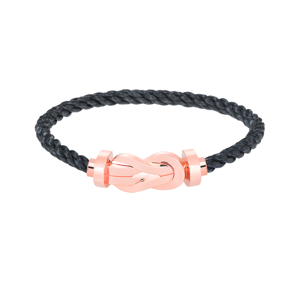 [Clover]CHANCE LARGE 8 FIGURE BUCKLE NO DIAMOND BRACELET ROSE GOLD