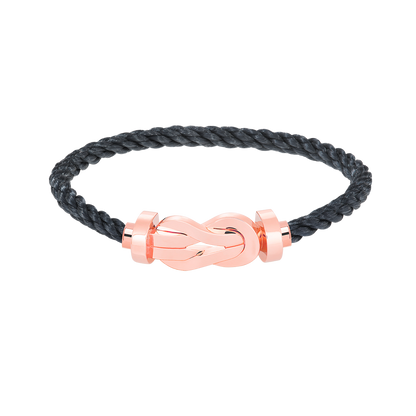 [Clover]CHANCE LARGE 8 FIGURE BUCKLE NO DIAMOND BRACELET ROSE GOLD