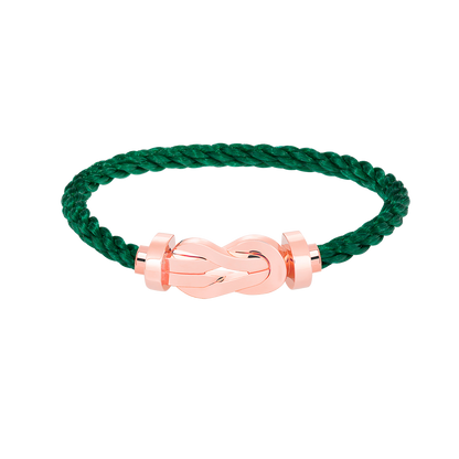 [Clover]CHANCE LARGE 8 FIGURE BUCKLE NO DIAMOND BRACELET ROSE GOLD