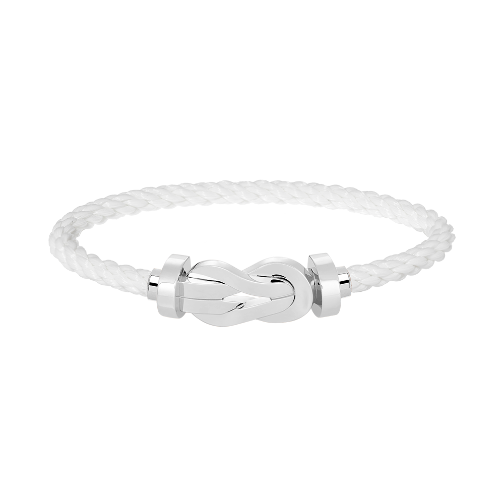 [Clover]CHANCE LARGE 8 FIGURE BUCKLE NO DIAMOND BRACELET SILVER