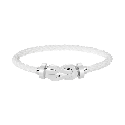 [Clover]CHANCE LARGE 8 FIGURE BUCKLE NO DIAMOND BRACELET SILVER