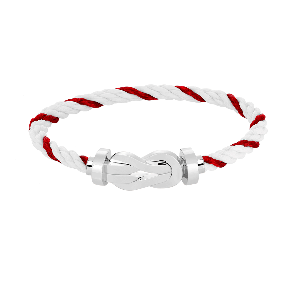 [Clover]CHANCE LARGE 8 FIGURE BUCKLE NO DIAMOND BRACELET SILVER
