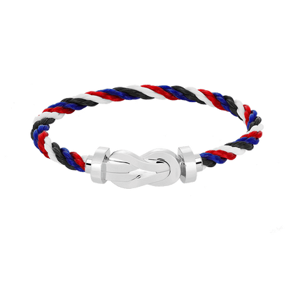 [Clover]CHANCE LARGE 8 FIGURE BUCKLE NO DIAMOND BRACELET SILVER