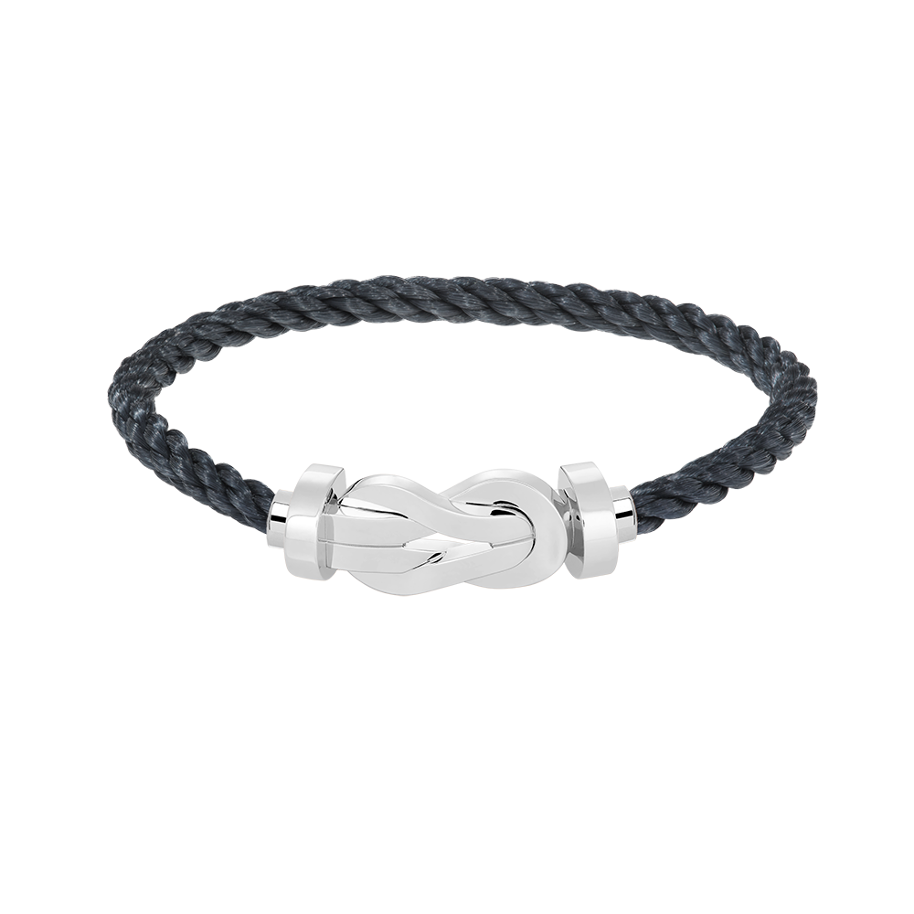 [Clover]CHANCE LARGE 8 FIGURE BUCKLE NO DIAMOND BRACELET SILVER