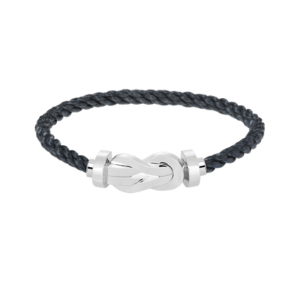 [Clover]CHANCE LARGE 8 FIGURE BUCKLE NO DIAMOND BRACELET SILVER
