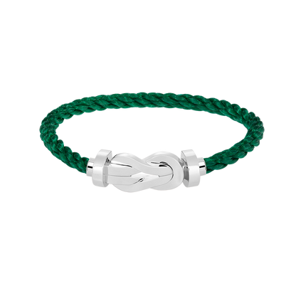 [Clover]CHANCE LARGE 8 FIGURE BUCKLE NO DIAMOND BRACELET SILVER