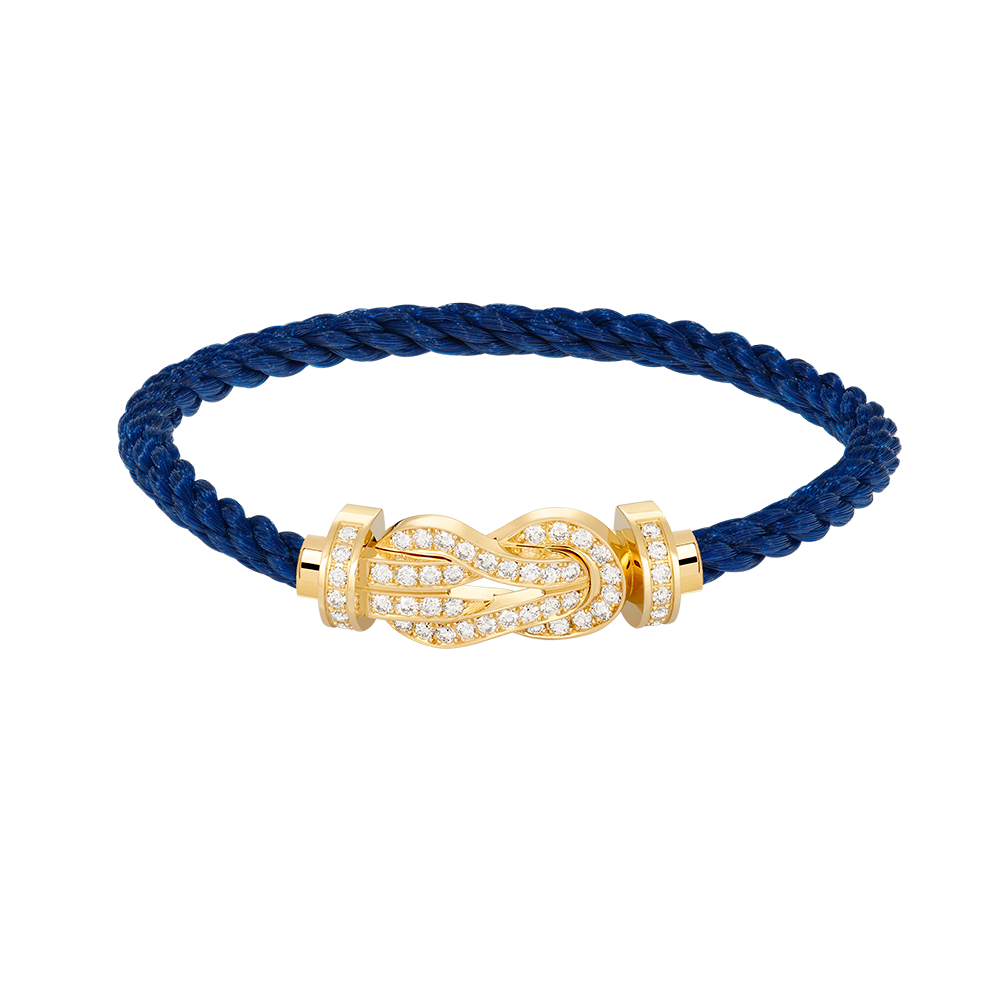 [Clover]CHANCE LARGE 8 FIGURE BUCKLE FULLDIAMOND BRACELET GOLD