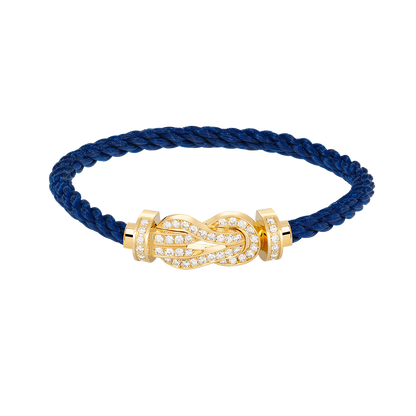 [Clover]CHANCE LARGE 8 FIGURE BUCKLE FULLDIAMOND BRACELET GOLD