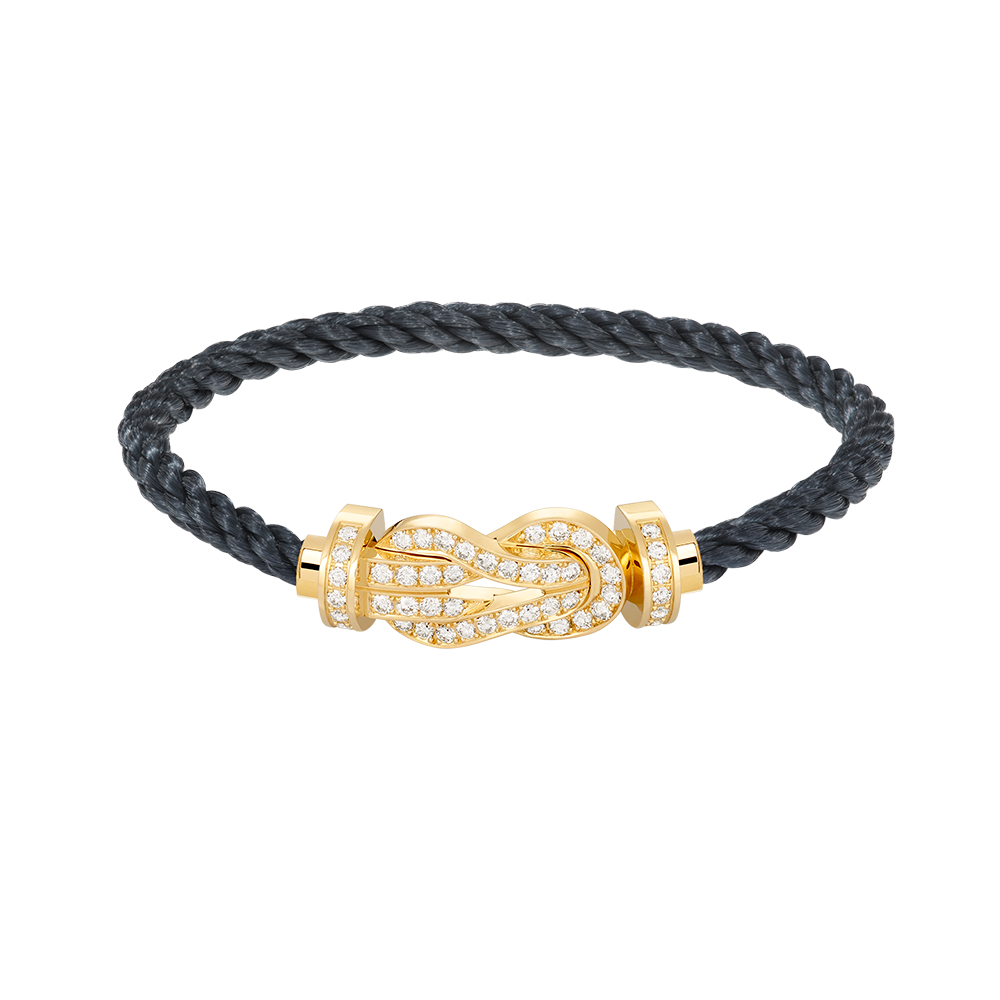 [Clover]CHANCE LARGE 8 FIGURE BUCKLE FULLDIAMOND BRACELET GOLD