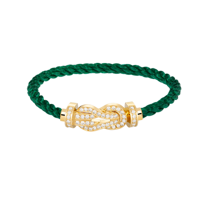 [Clover]CHANCE LARGE 8 FIGURE BUCKLE FULLDIAMOND BRACELET GOLD