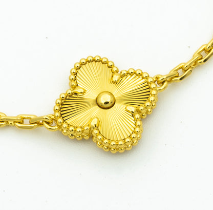 [Clover]CLOVER BRACELET 5 MOTIFS GOLD DIAMOND