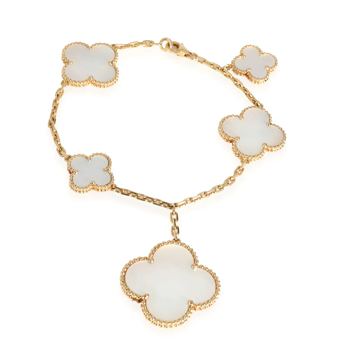 [Clover]MAGIC CLOVER MOP GOLD BRACELET 5 MOTIFS