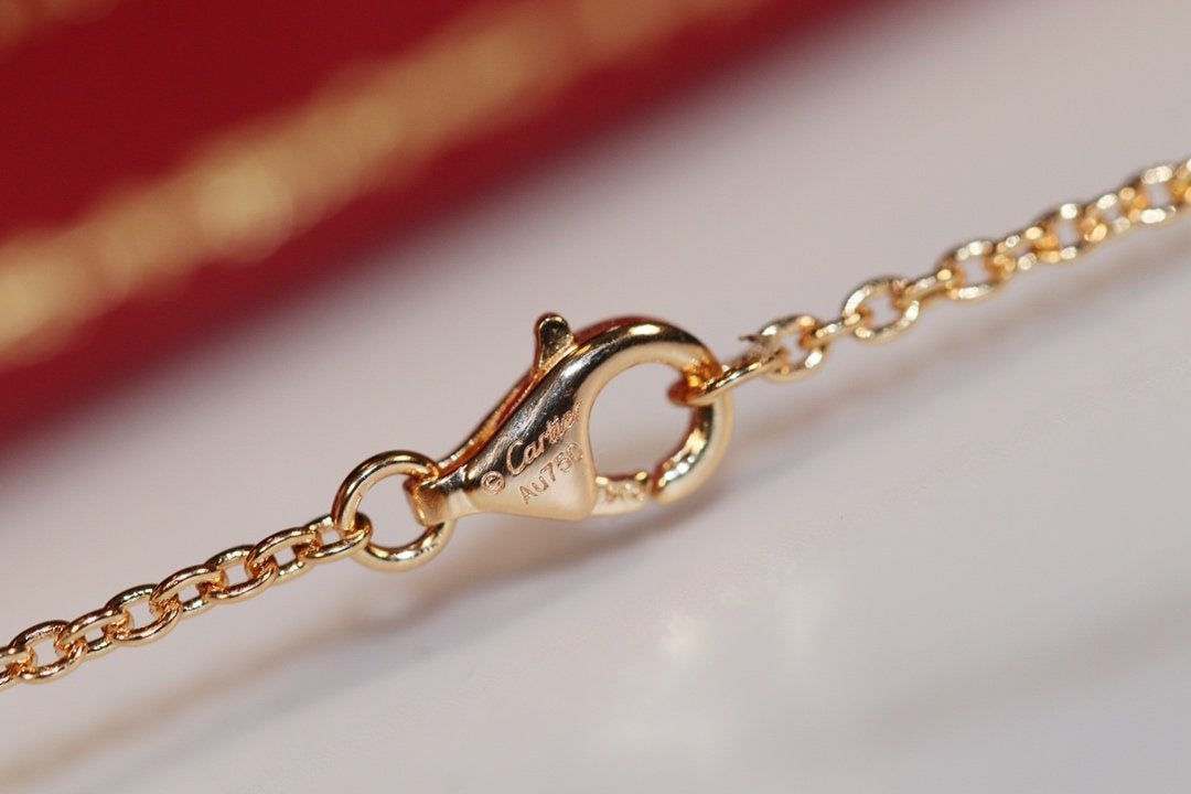 [Clover]LOVE NECKLACE PINK GOLD AND SILVER
