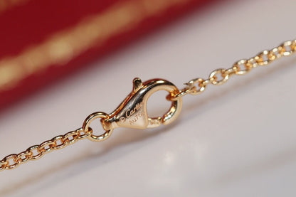 [Clover]LOVE NECKLACE PINK GOLD AND SILVER