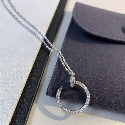 [Clover]JUSTE NECKLACE SILVER DIAMONDS