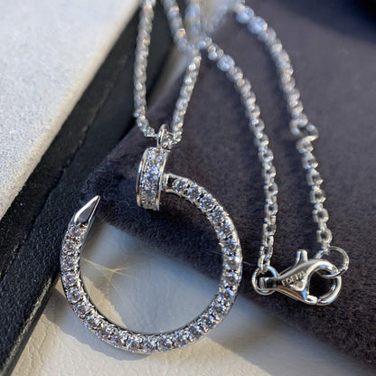 [Clover]JUSTE NECKLACE SILVER DIAMONDS