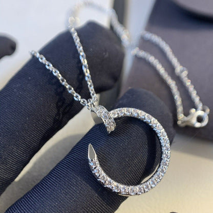 [Clover]JUSTE NECKLACE SILVER DIAMONDS