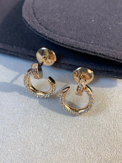 [Clover]JUSTE EARRINGS GOLD DIAMONDS