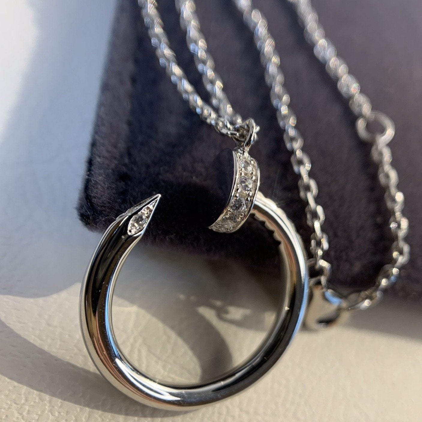 [Clover]JUSTE NECKLACE SILVER