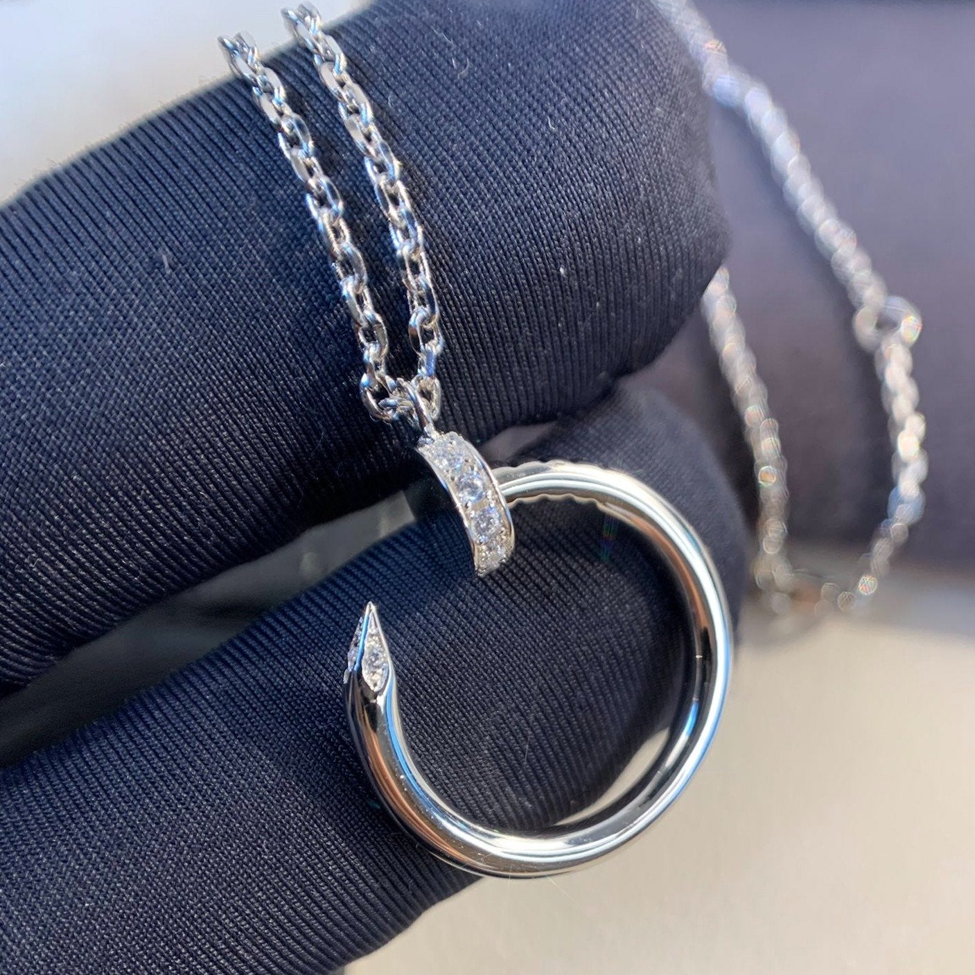 [Clover]JUSTE NECKLACE SILVER
