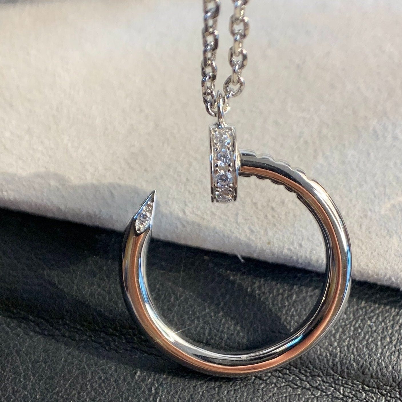 [Clover]JUSTE NECKLACE SILVER