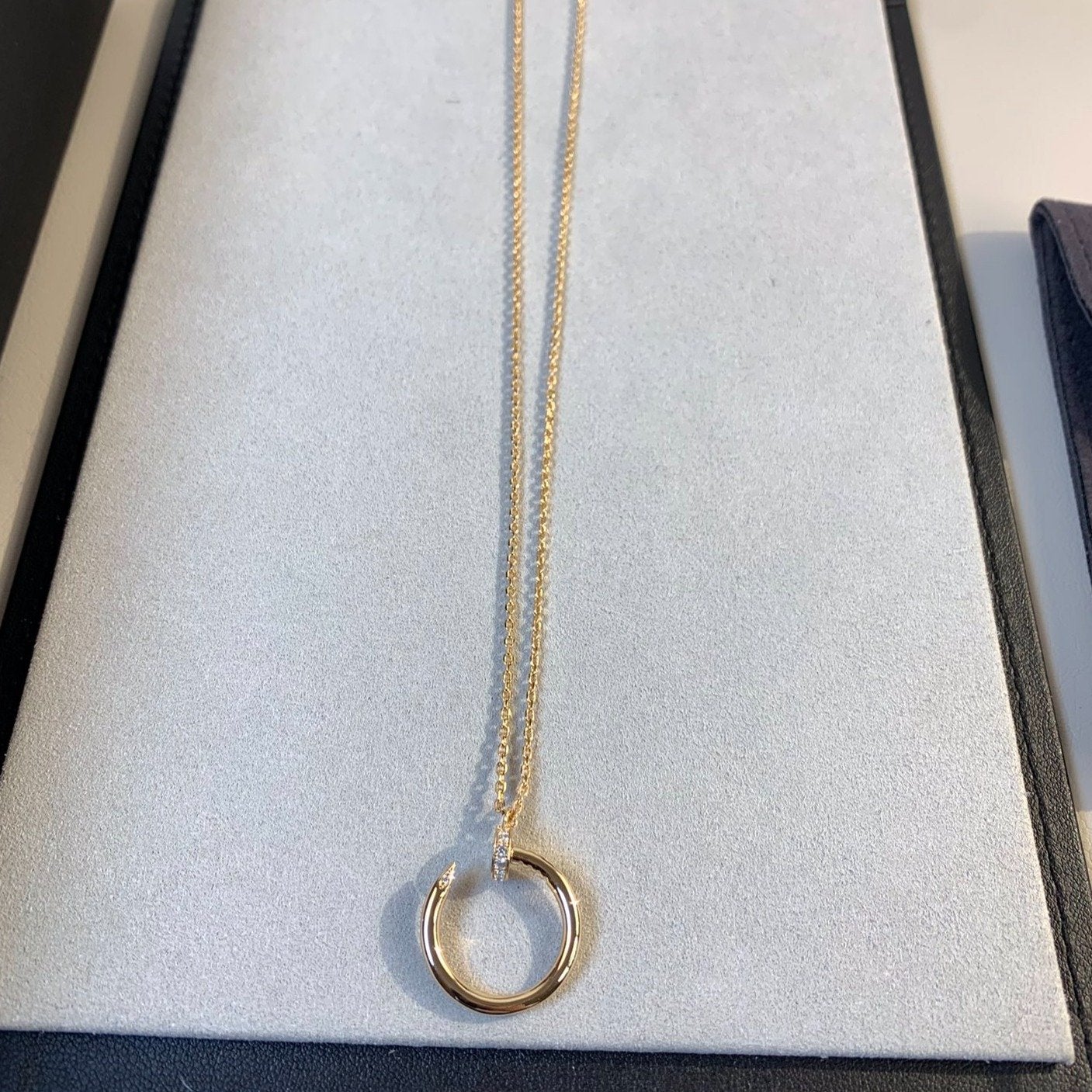 [Clover]JUSTE NECKLACE PINK GOLD