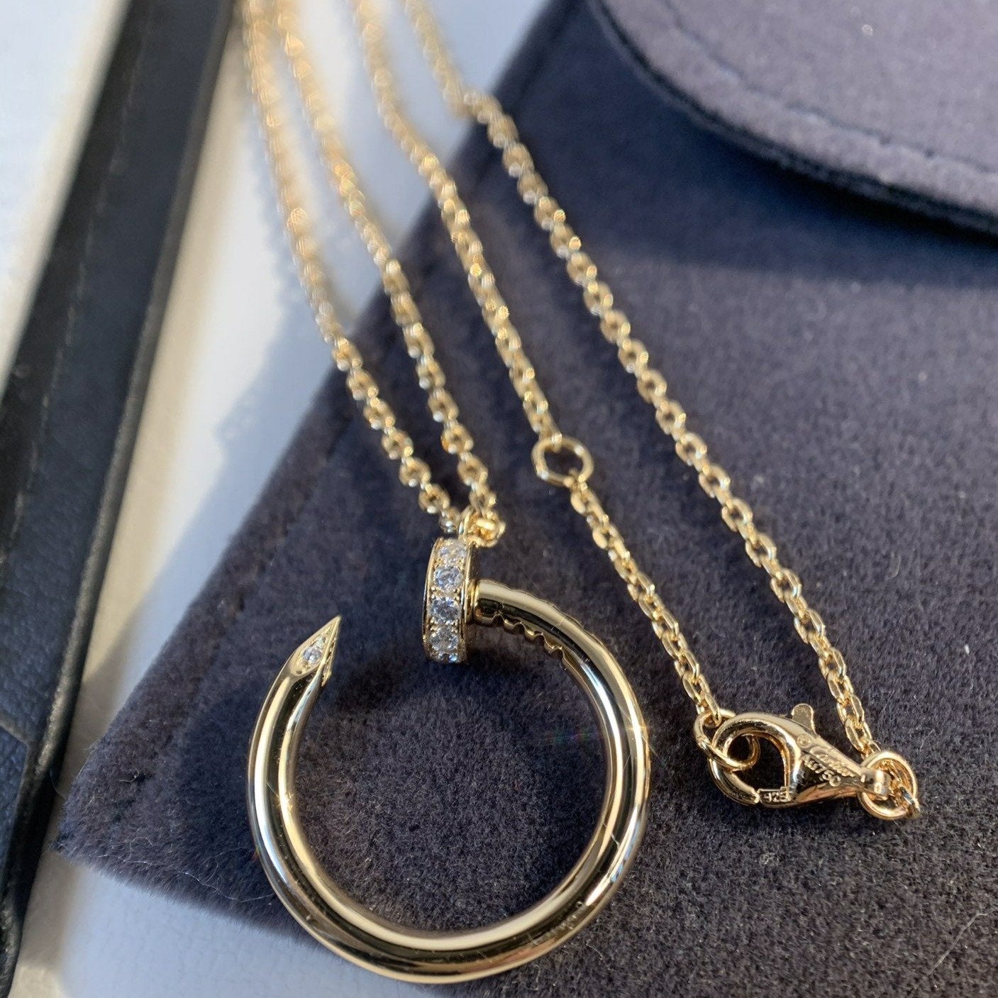[Clover]JUSTE NECKLACE PINK GOLD