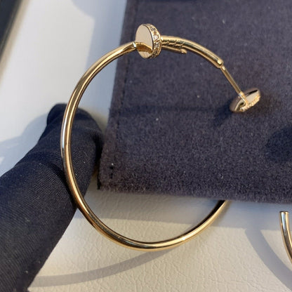 [Clover]JUSTE EARRINGS GOLD DIAMONDS 1.8MM