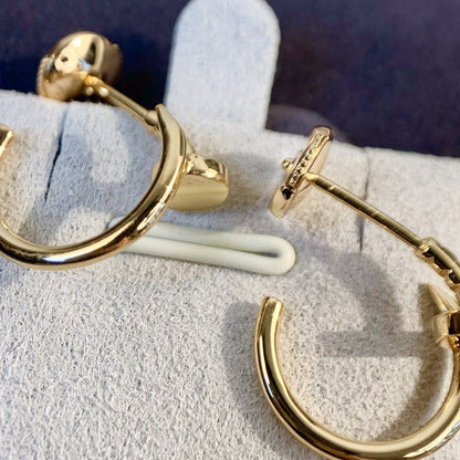 [Clover]JUSTE EARRINGS PINK GOLD