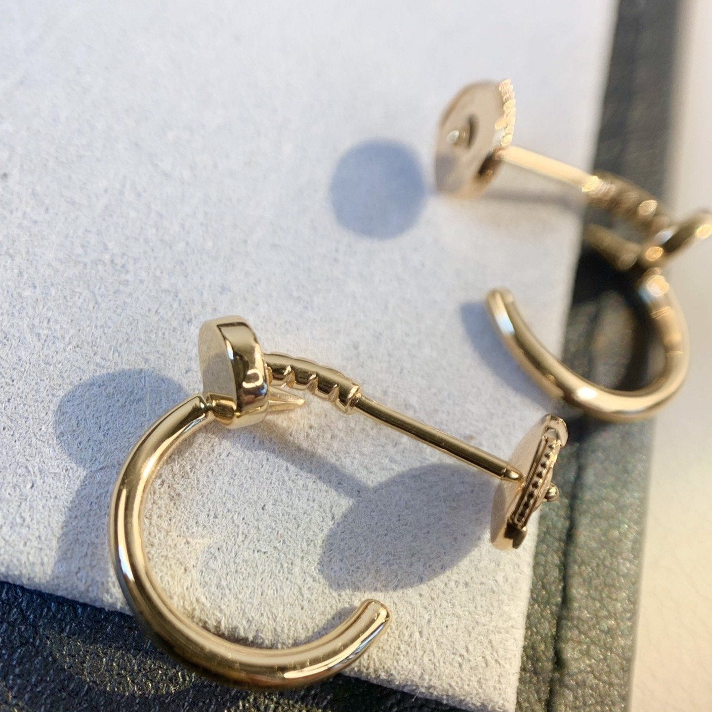 [Clover]JUSTE EARRINGS PINK GOLD