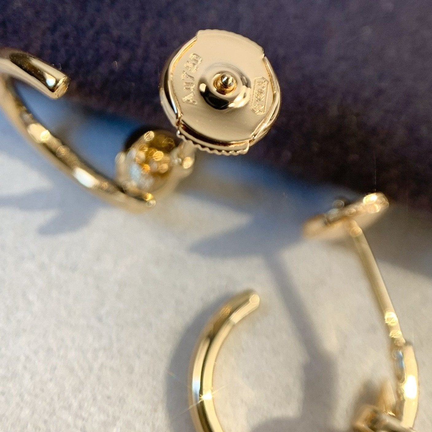 [Clover]JUSTE EARRINGS PINK GOLD