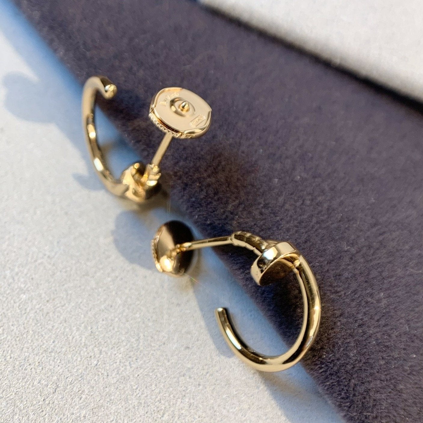 [Clover]JUSTE EARRINGS PINK GOLD