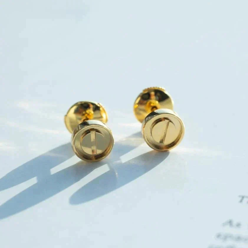 [Clover]LOVE EARRINGS GOLD 10MM