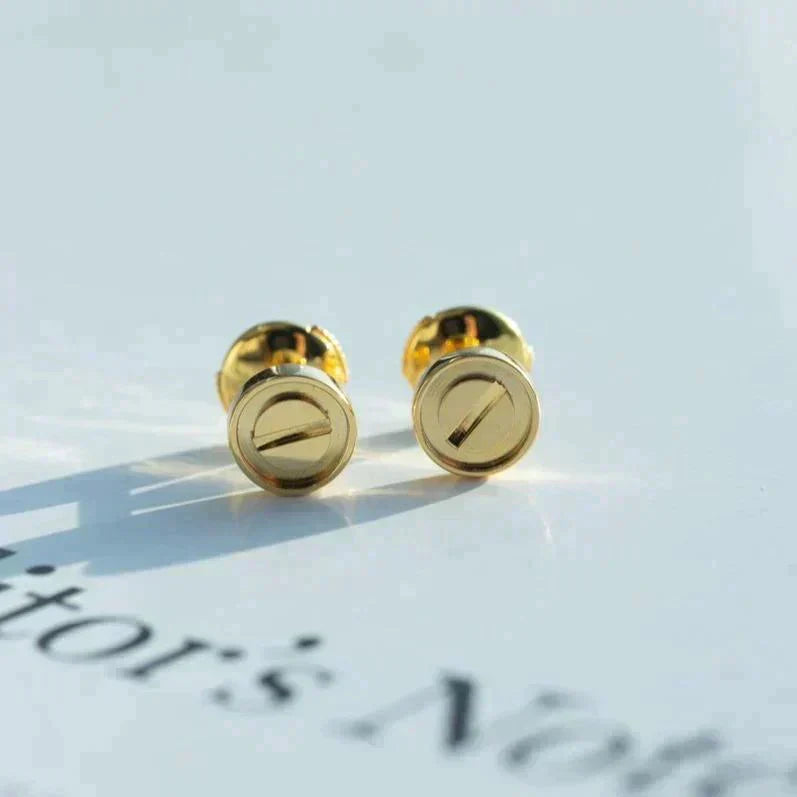 [Clover]LOVE EARRINGS GOLD 10MM