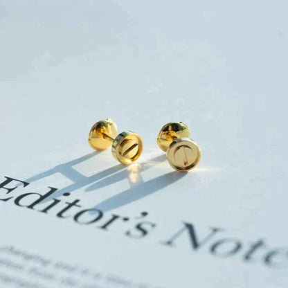 [Clover]LOVE EARRINGS GOLD 10MM
