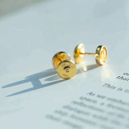 [Clover]LOVE EARRINGS GOLD 10MM