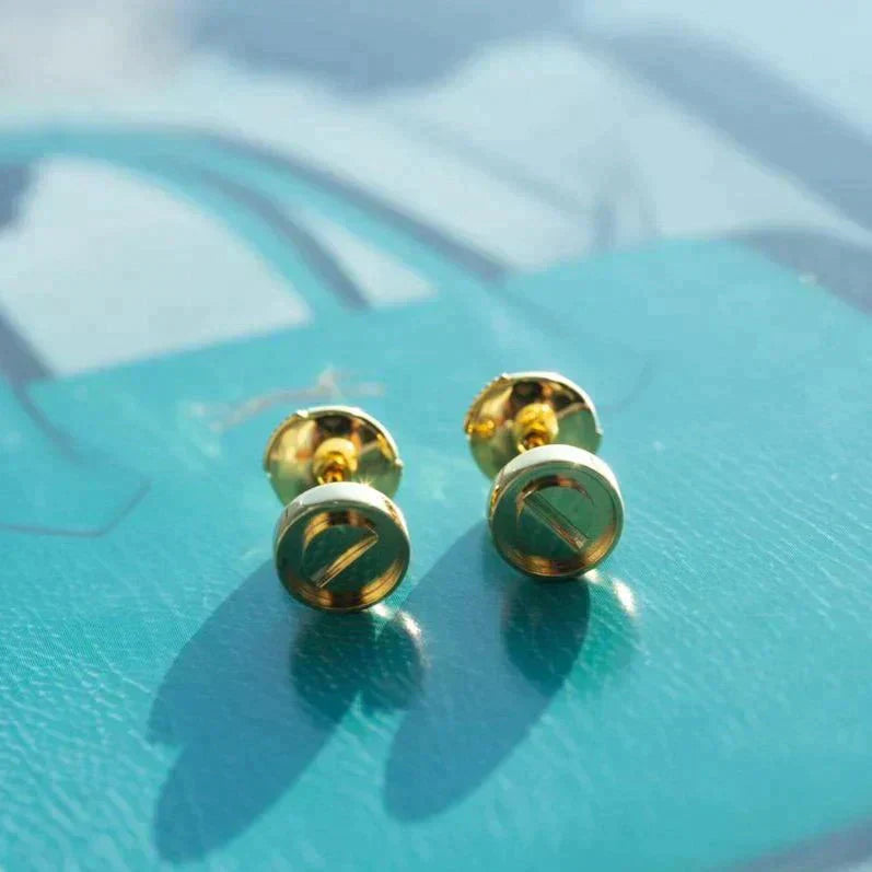 [Clover]LOVE EARRINGS GOLD 10MM