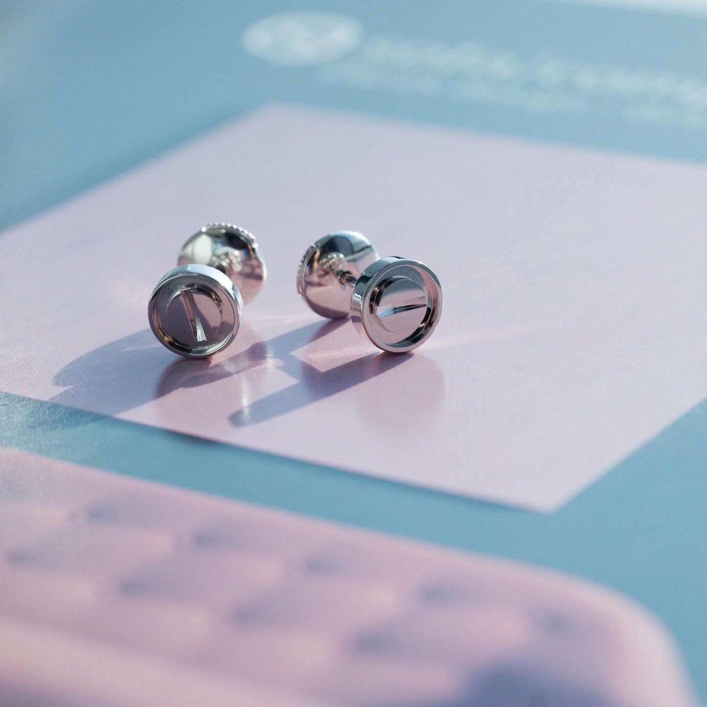 [Clover]LOVE EARRINGS SILVER 10MM