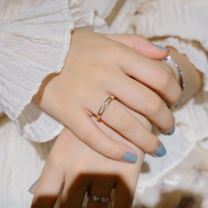 [Clover]LOVE RING 2.65MM DIAMOND